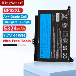 Kings ener 7,7 v 5150mah bp02xl laptop akku für hp pavillon pc 15 15-au 74437-0601 84636-601 HSTNN-LB7H bp02041xl HSTNN-UB7B