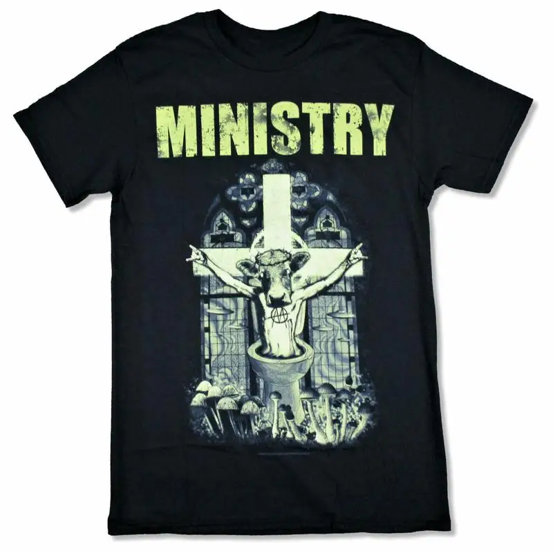 Ministry Band Album Tour hombres camiseta negro Unisex todas las tallas XX288