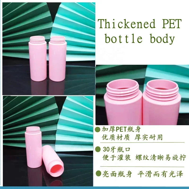 10/30/50PCS 60ML Roze Lege Plastic Foamer Pomp Fles Gezicht Wimpers Cleanser Schuimende Cosmetische fles Zeepdispenser Groothandel