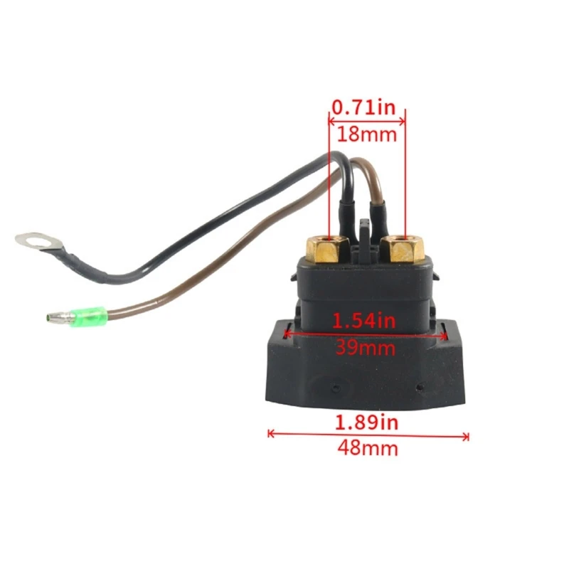 Boat Motor Starter Solenoid Relays Assy for Mariner Outboard Engine 8HP-30HP 853809001 8M0098898 Solenoid Relays