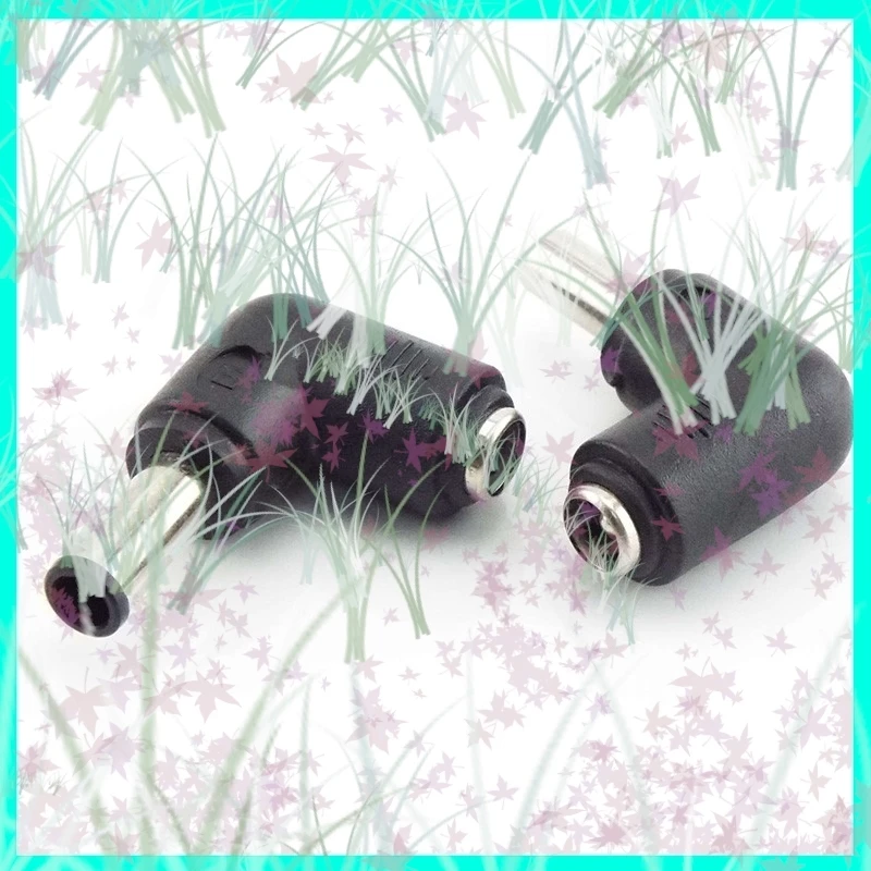 8 Type Right Angle DC Female Connector Power Supply Adapter Universal 5.5 mmx2.1 mm  Plug Jack DC 8-bit Converter Charger E3