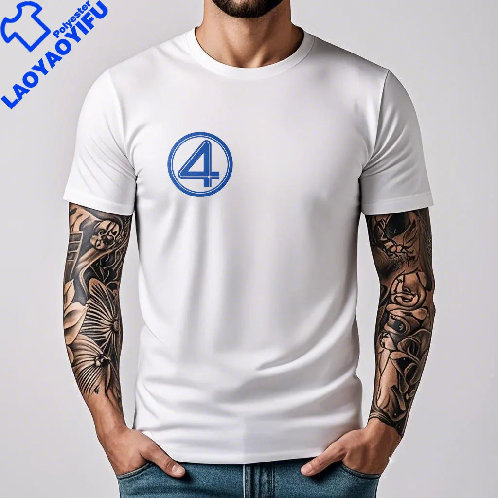 Unisex Shirt Fantastic 4 First Four Steps  Logo Shirt T-shirt Johnny Storm Human Torch Cotton Tops Fantastic 4 Tee Fans Gift