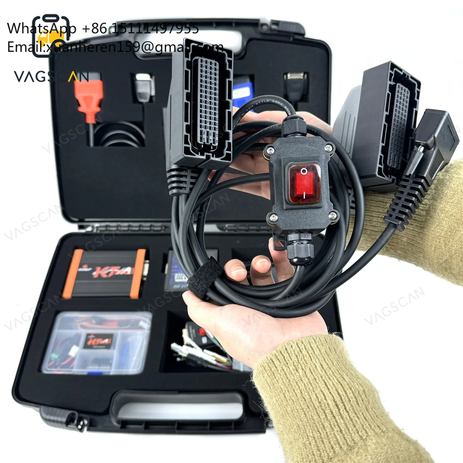 ECUHELP KT200II KT200 Gen2 Master Version Programmer with Offline Workstation KT200 V2 for Car Truck Motorbike Tractor Boat