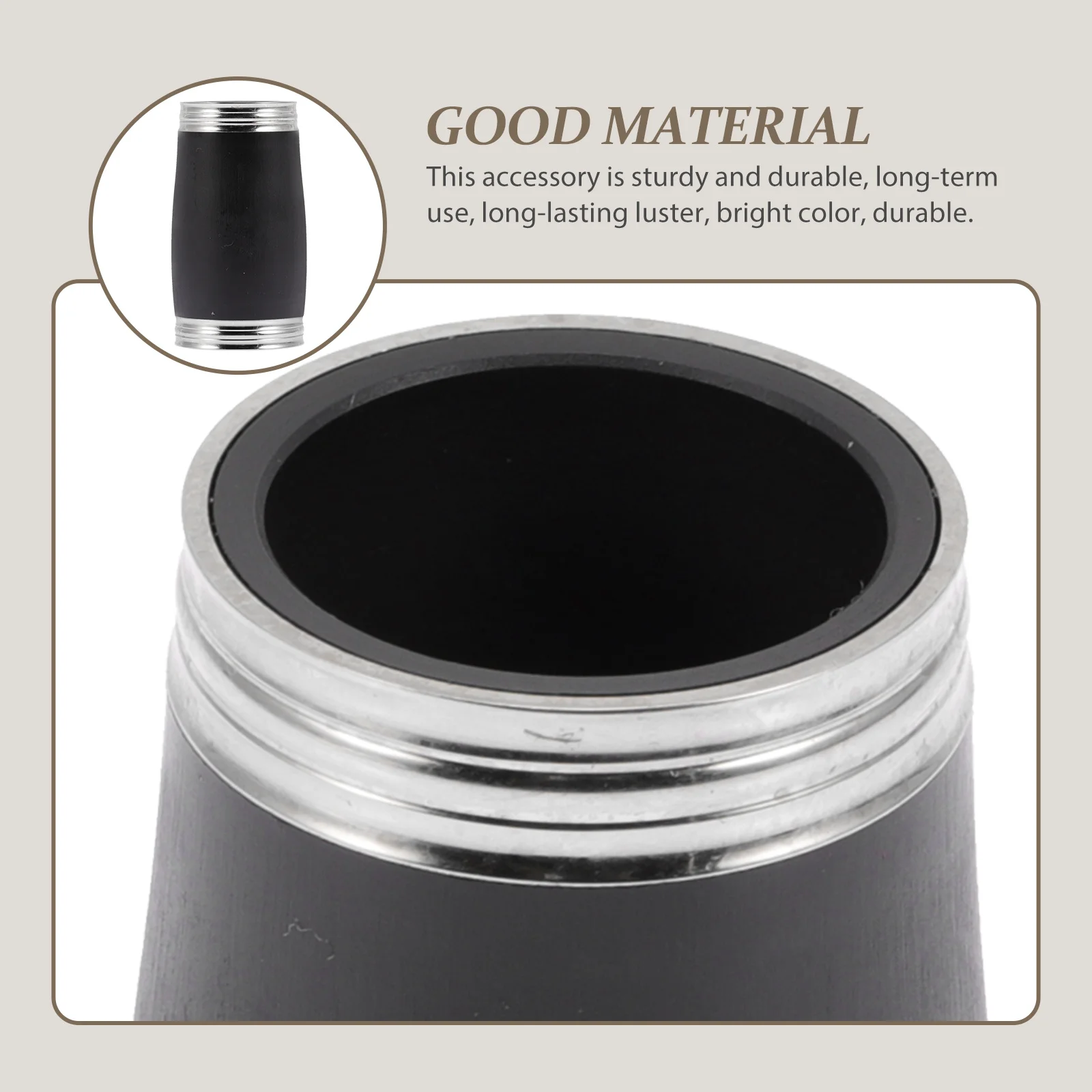 

B Flat Clarinet Pitch Tube Two Section Practical Durable Clarinet Accessory Musical Instrument Parts B Flat Pitch