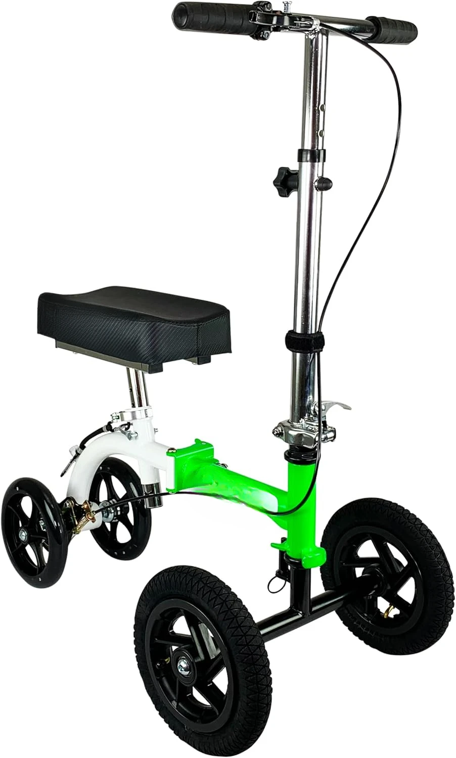 GO Hybrid - Most Compact All Terrain Knee Scooter for Adults for Foot Surgery Heavy Duty Knee Walker for Broken Ankle