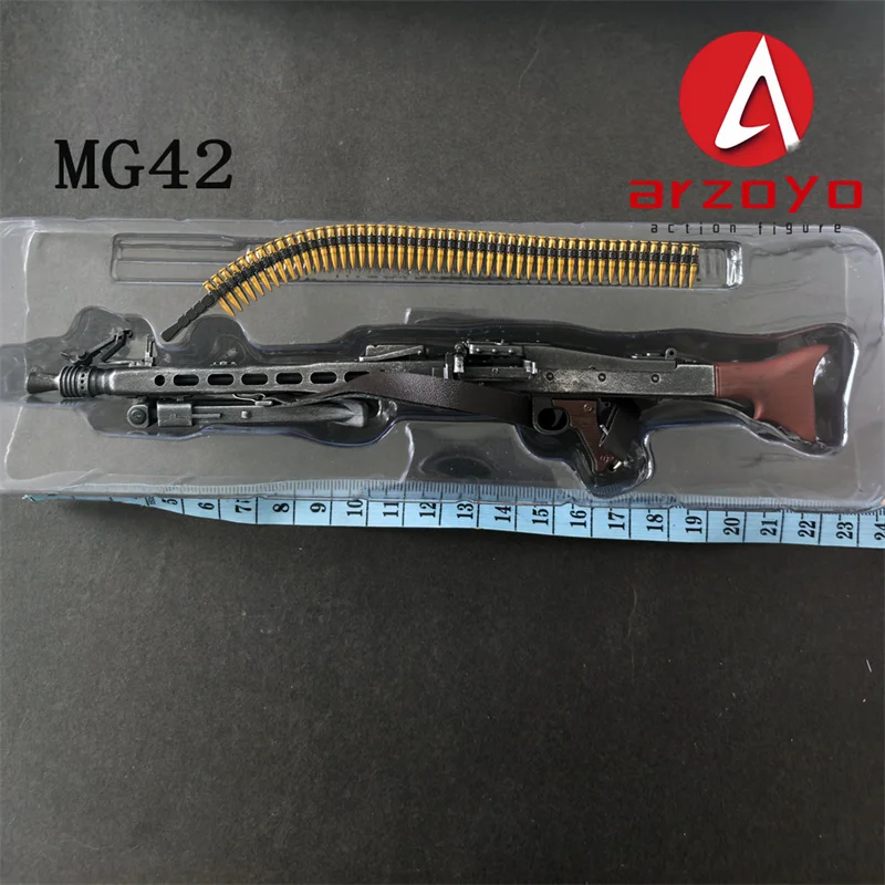 1/6 Schaal MG34 MG42 Machinegeweer Model PVC Materiaal Voor Action Figure Scène Accessoire Speelgoed Poppen Geschenken Collectie