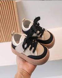 New Autumn Winter Canvas Shoes For Baby Girls Plaid Sneakers Children Classical Board Shoes Little Kid Boys Sport Shoe School Sh