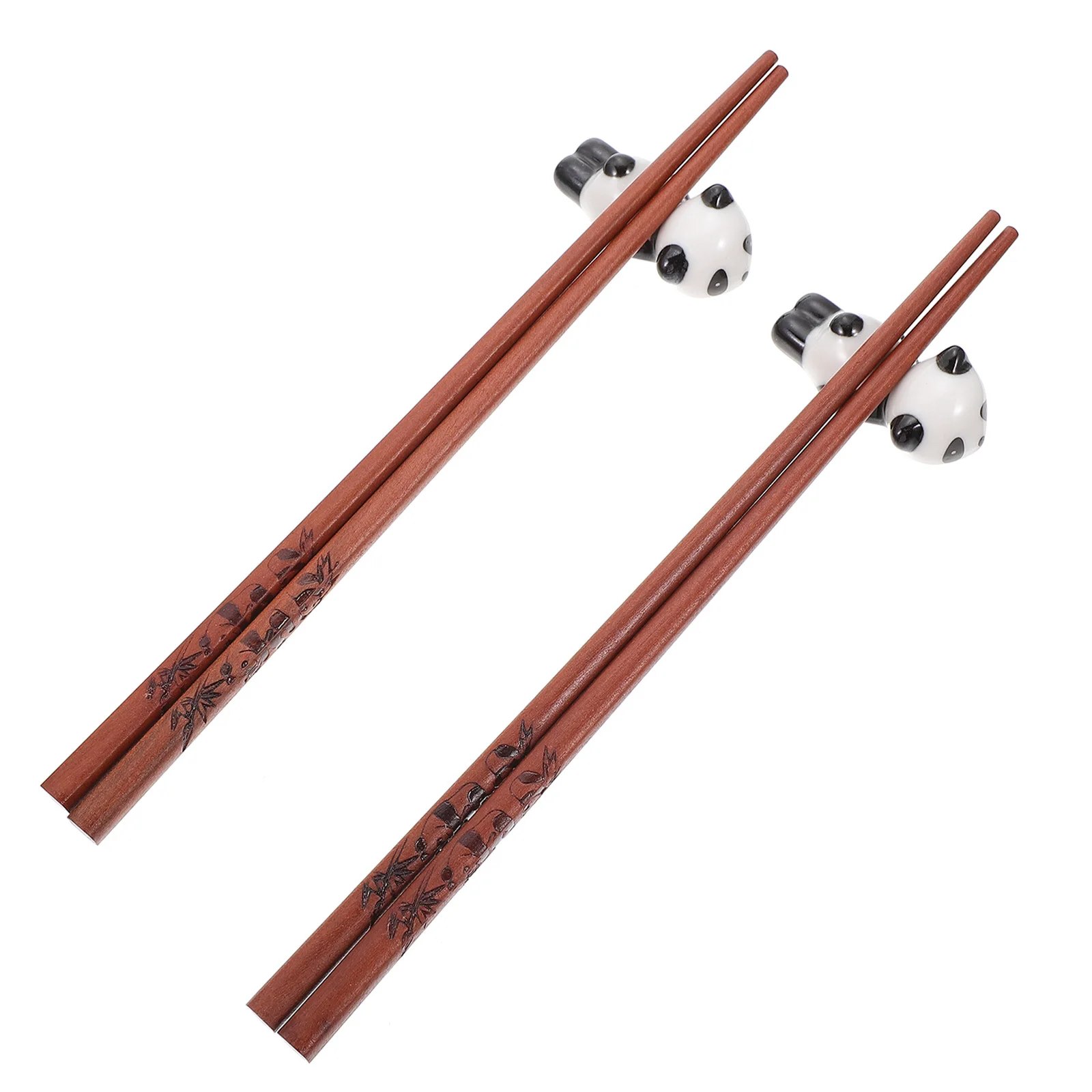 

Creative Portable Heat Resistant Chopstick Set Household Chopsticks with Non-Slip Chopstick Holders for Clean Home