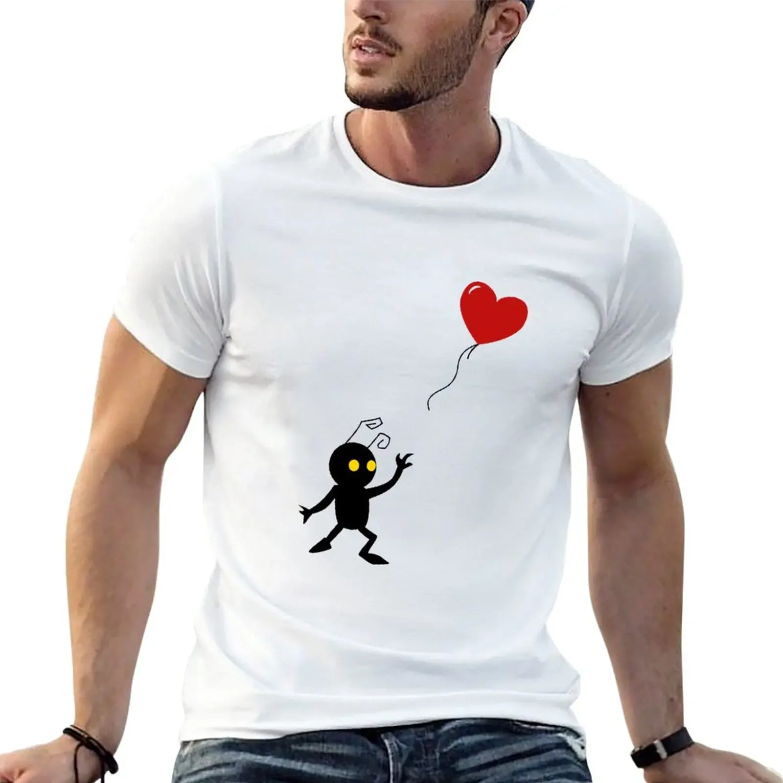 

Shadow with a Balloon T-Shirt new edition aesthetic clothes mens graphic t-shirts big and tall