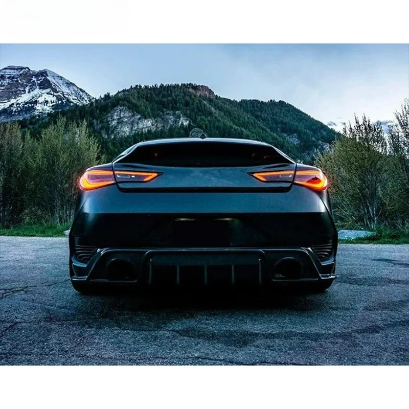 مبيعات المصنع مباشرة لغطاء صندوق ألياف الكربون Q60 Q60S #5