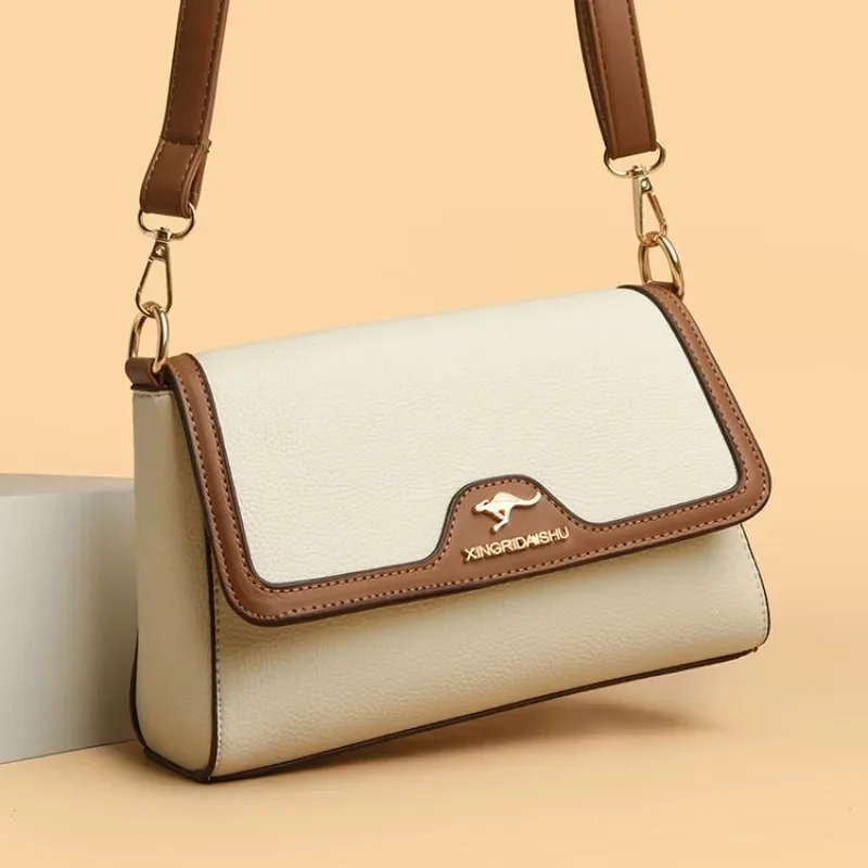 

Fashionable Vintage Designer Diaper Bag For Women Crossbody Handbag Luxury Leather Tote Large Capacity Simple Letter Logo