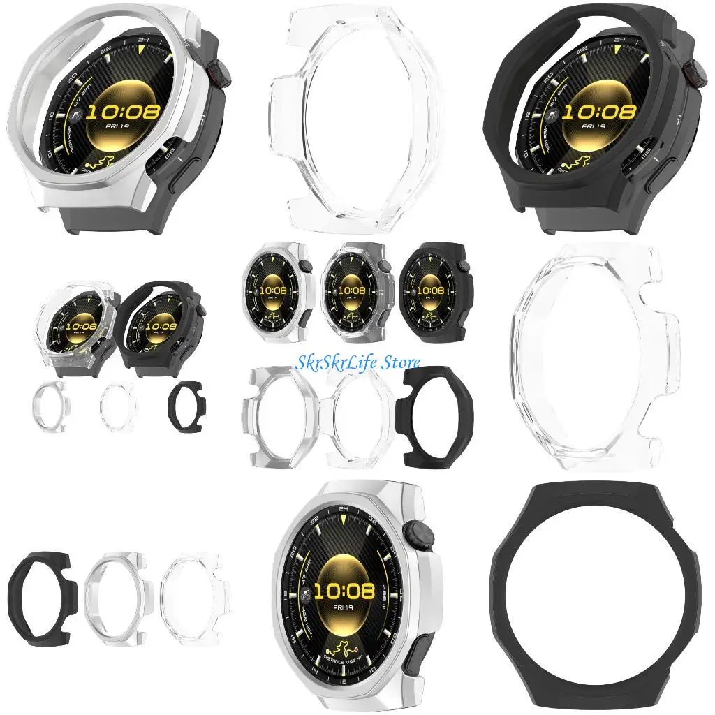 

E65E Modern Smartwatch Protector Plastic Construction Scratch Proof Cover Skin Secures Edges Without Blocking Screen Or Port