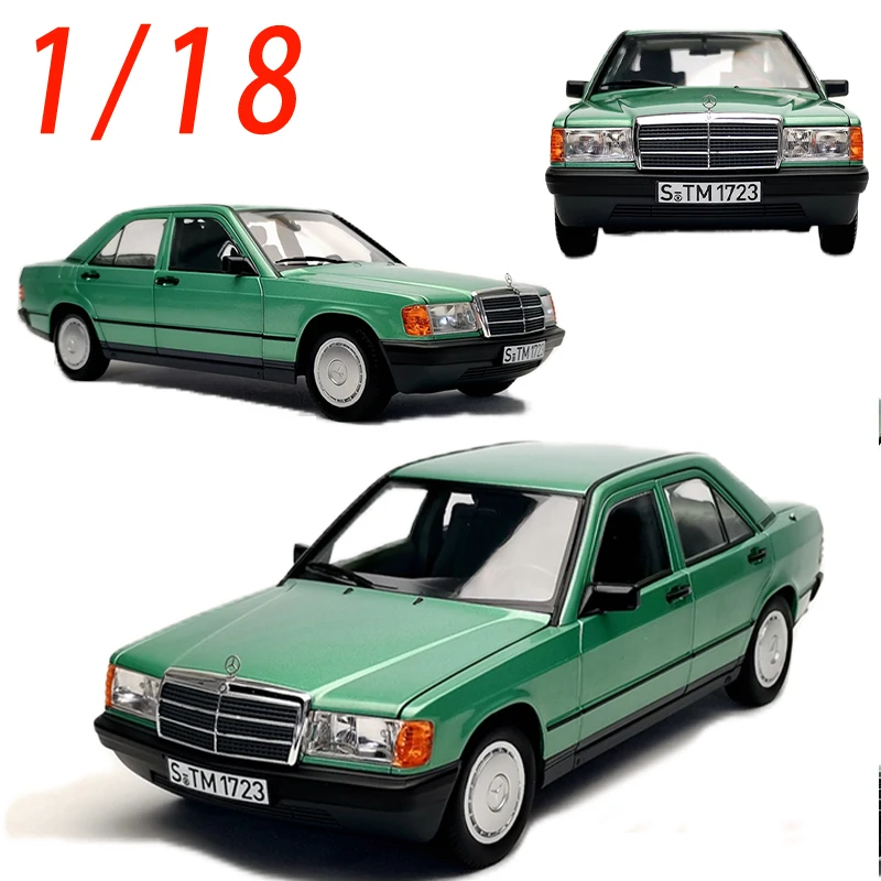 

Diecast Model Car 1/18 Size Mercedes Alloy Car NOREV Benz 190E Collection Toys for Boys Gift Original Box
