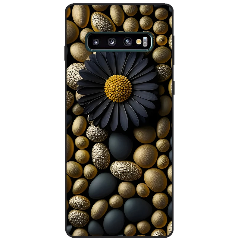 삼성 갤럭시 S10 S10E S 10 s10 플러스 폰 케이스 백 쉘 삼성 S10 플러스 케이스 블랙 범퍼 tpu 소프트 실리콘 커버