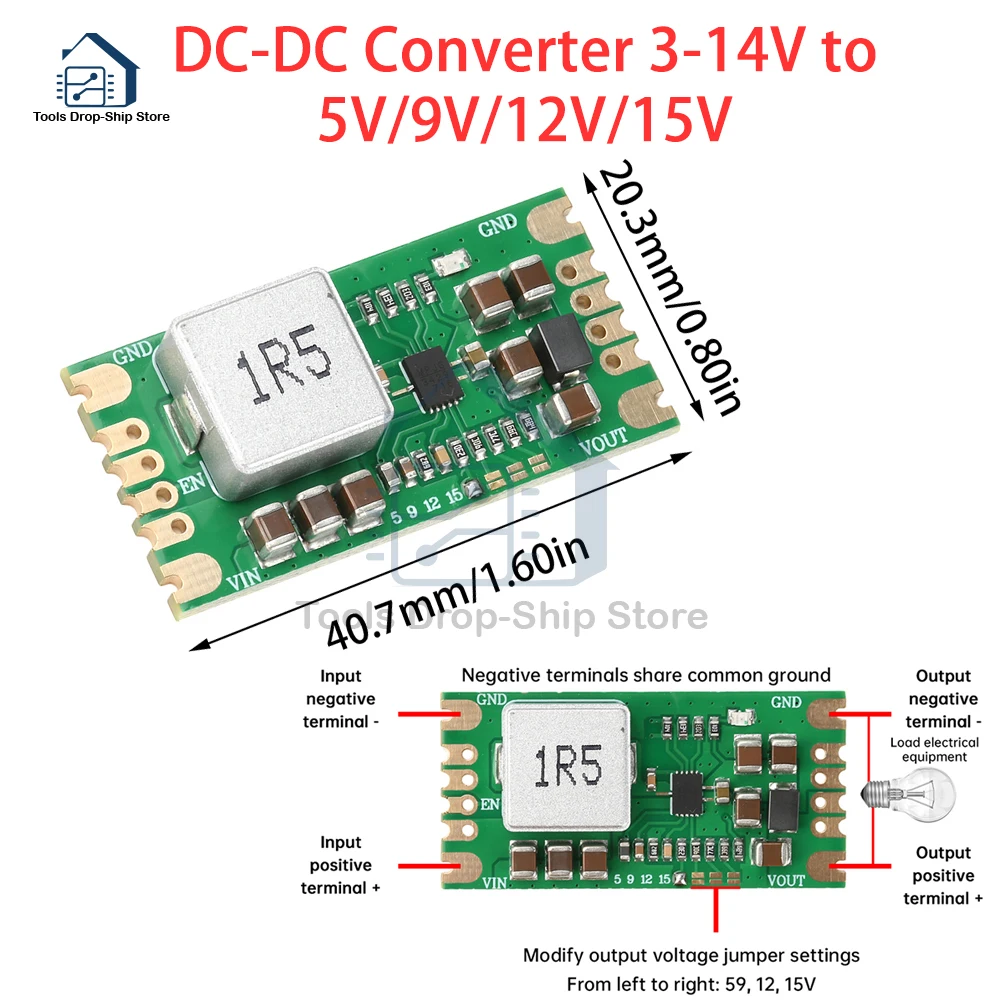 DC-DC 3-14V To 5V/9…