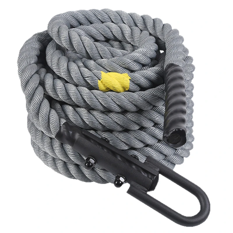 Factory Supplies High-strength Nylon Sled Pull Ropes 50ft Adjustable Comfortable Grip Fitness Resistance Training