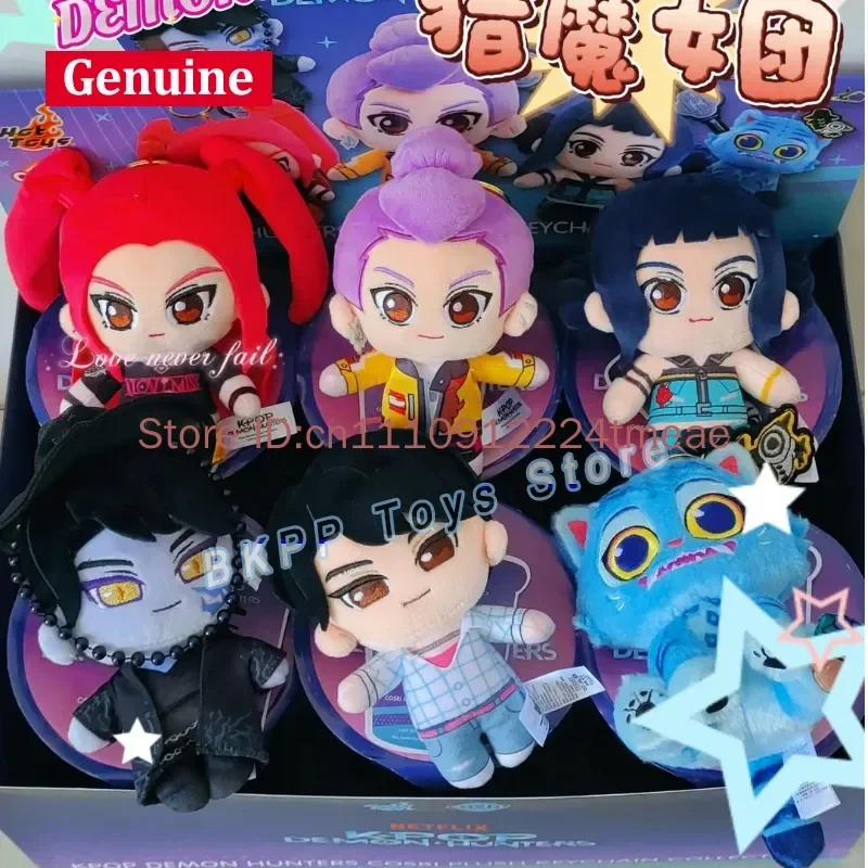 HotToys COSBI K-pop Demon Hunters Blind Box HUNTR/X Plush Keychain Pendant Doll Action Figures Saja Cute Model Mystery Box Gifts - view 6