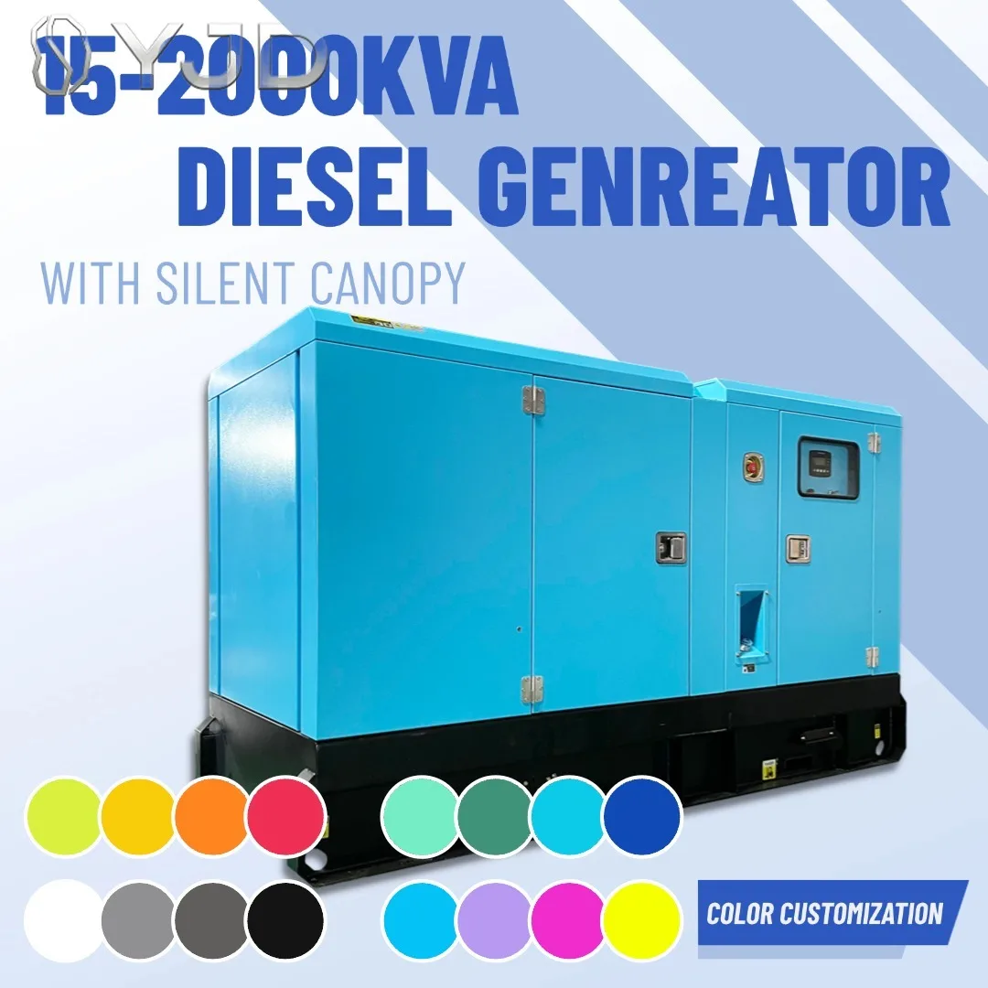 Diesel Generator Set Chinese Factory 3 Phase Gerador De Energia Silent Electricity Power Generation 800KVA 1000KVA