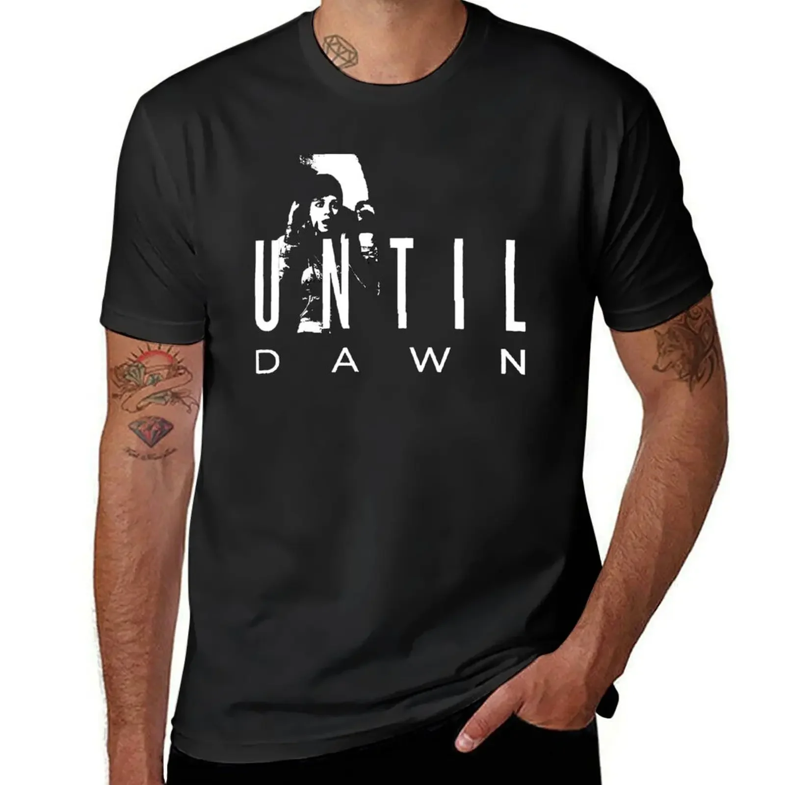 

Until Dawn Advertising T-Shirt cheap stuff anime figures sweat shirts, men