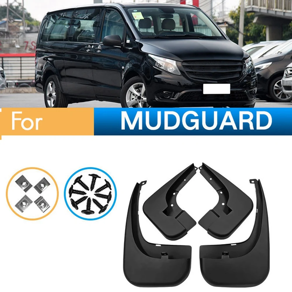 4PCS Car Mudguard Mud Flaps Splash Mud Guard for W447 2016-2021 Car Accessories