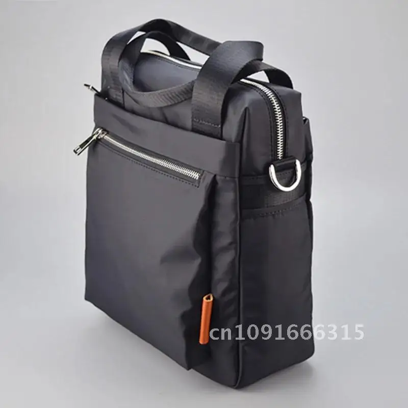 New Men's Shoulder Bags Waterproof Wear-resistant Multi-function Large-capacity Vertical Simple Business Outdoor Casual  Handba