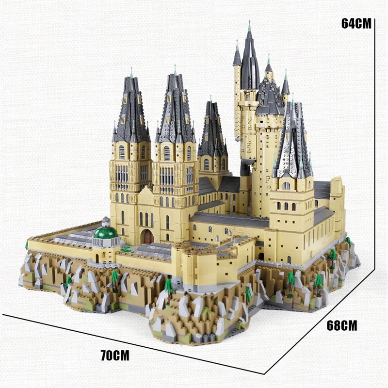 IN STOCK 30884 Complete Castle Building Blocks 12918pcs MOC Street View Bricks Construction kit for Adults Christmas Gift Set