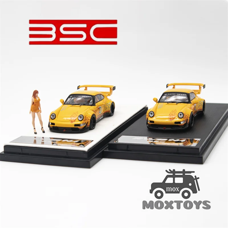 

BSC 1:64 RWB 964 желтая литая модель автомобиля