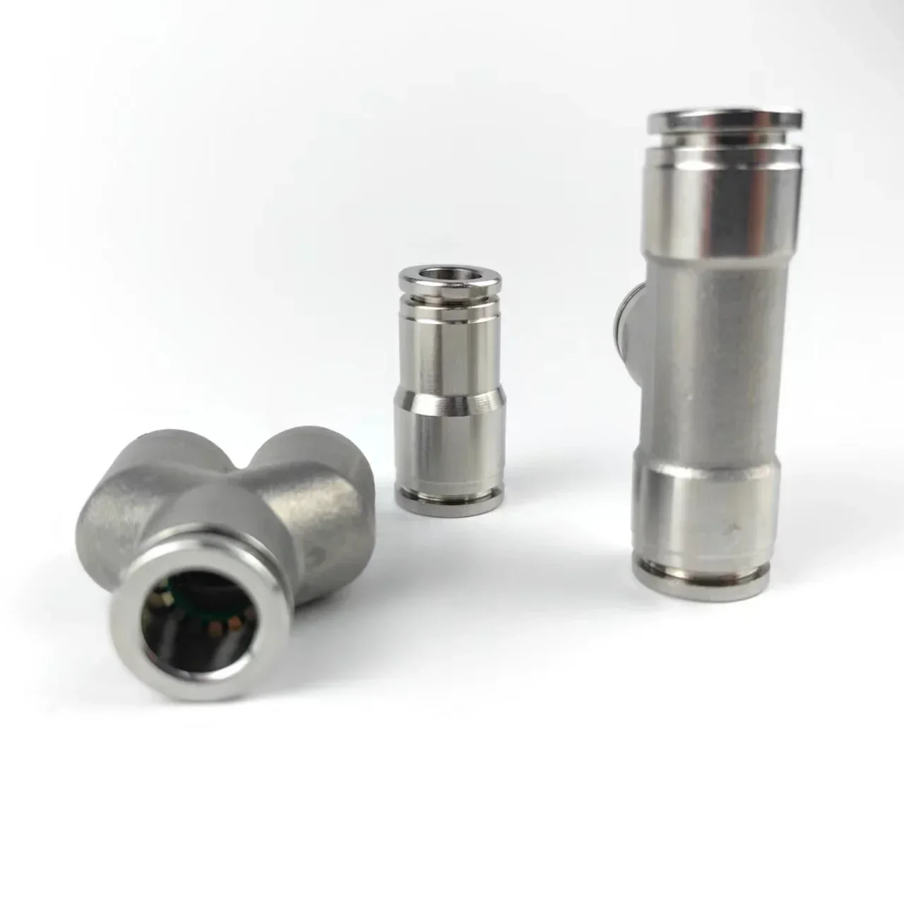 

304 Stainless Steel Pneumatic Components Quick Plug Connection Air Source Variable Diameter PG, Y-Shaped PYG, T-Shaped PEG