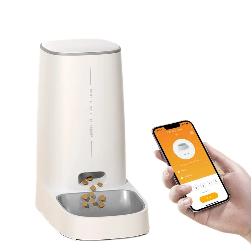 

Automatic Cat Feeder Pet Smart WiFi Cat Food Kibble Dispenser Remote Control Auto Feeder For Cat Dog Dry Food Accessories