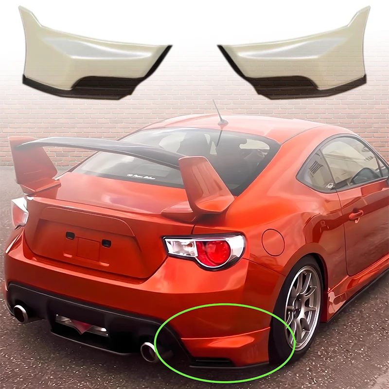 For Toyota GT86 Subaru BRZ Rear Bumper Corner Cover 2012-2023 Auto Parts  Spoiler Side Skirt Rear Wing Rear Bumper Corner Cover