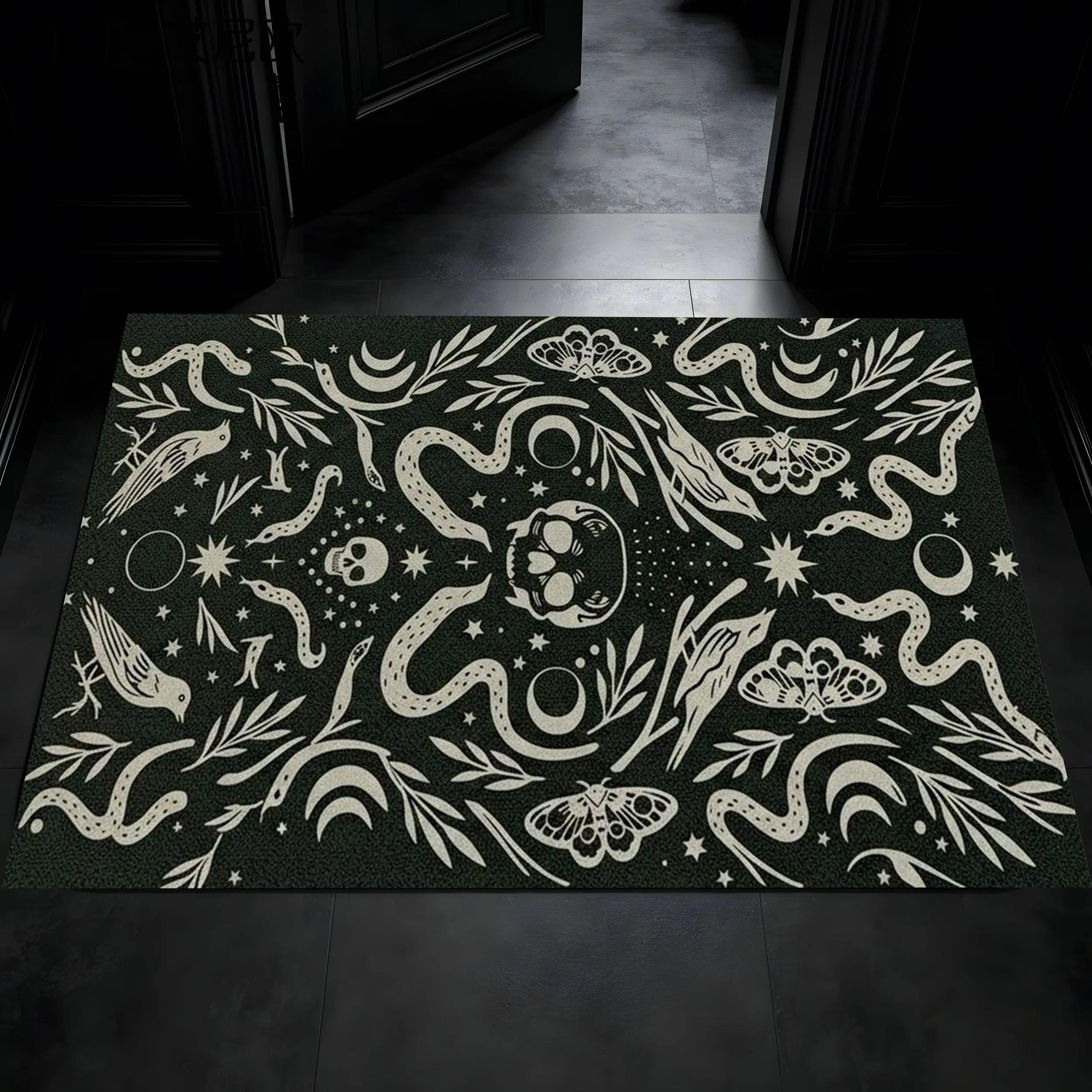 2D Giant Carpet with Pumpkin Ghost Cartoon + October - a Childlike Healing Warm Soft and Pleasing Design That Perfectly