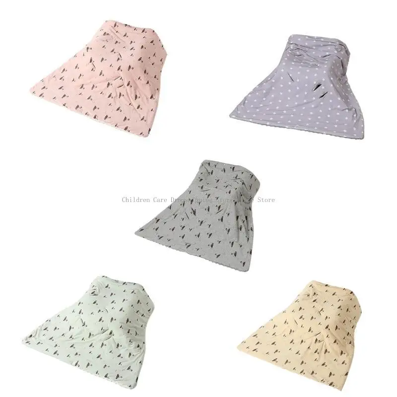 Cobertor acolchoado algodão macio e respirável para carrinhos bebê