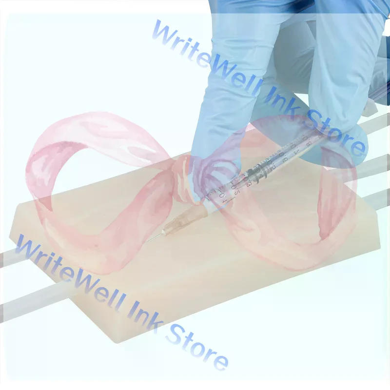 Venipuncture Subcutaneous Injection Training Pad Skin Blood Vessels Injection Practice Model For Nurses Student