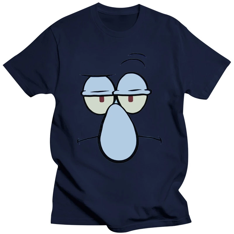 Squidward Face T-Shirt Humorous Tee Shirt