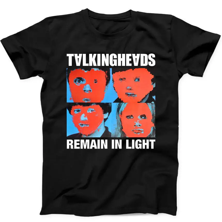 

Talking Heads Remain In Light Punk Rock Limited Edition Gift Black T Shirt 77