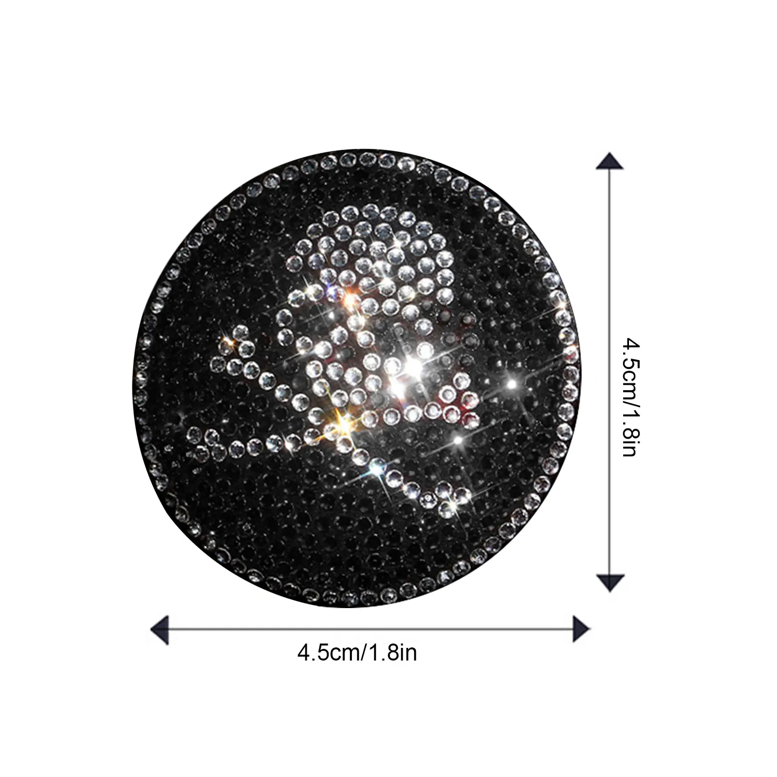 Coperchio del pulsante di avviamento del motore dell'auto coperchio del pulsante di arresto dell'avviamento del motore dell'auto per le donne coperchio del pulsante di avvio dell'auto Glitter Crystal