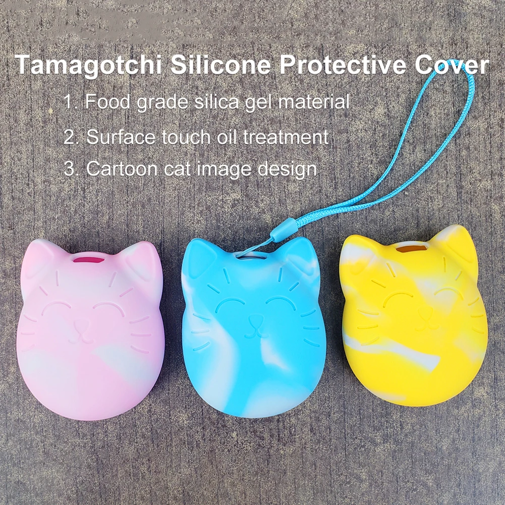 Electronic Pet Machine Silicone Cover Case for Tamagotchi Mix/PS/Idl/Id Carrying Cover Protector Waterproof Case for Tamagotchi