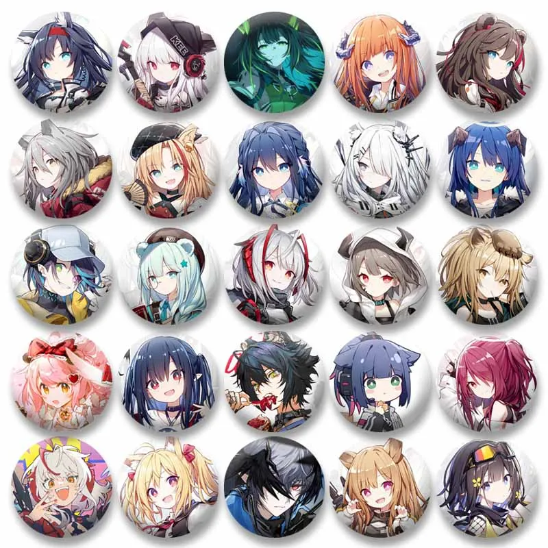 

Anime Game Arknights Can Badge Cute Cartoon Astgenne Monch Soft Button Pin Custom Jewelry Accessories Hat Bag Lapel Brooch Gifts