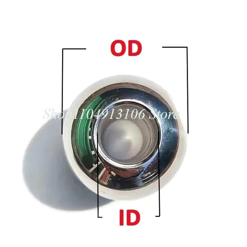 Drilling Steel Ball Machinery Hardware Accessories Solid Stainless Steel Ball Through-Hole Outer Dia 3mm-20mm Bore Dia 1.1mm-5mm
