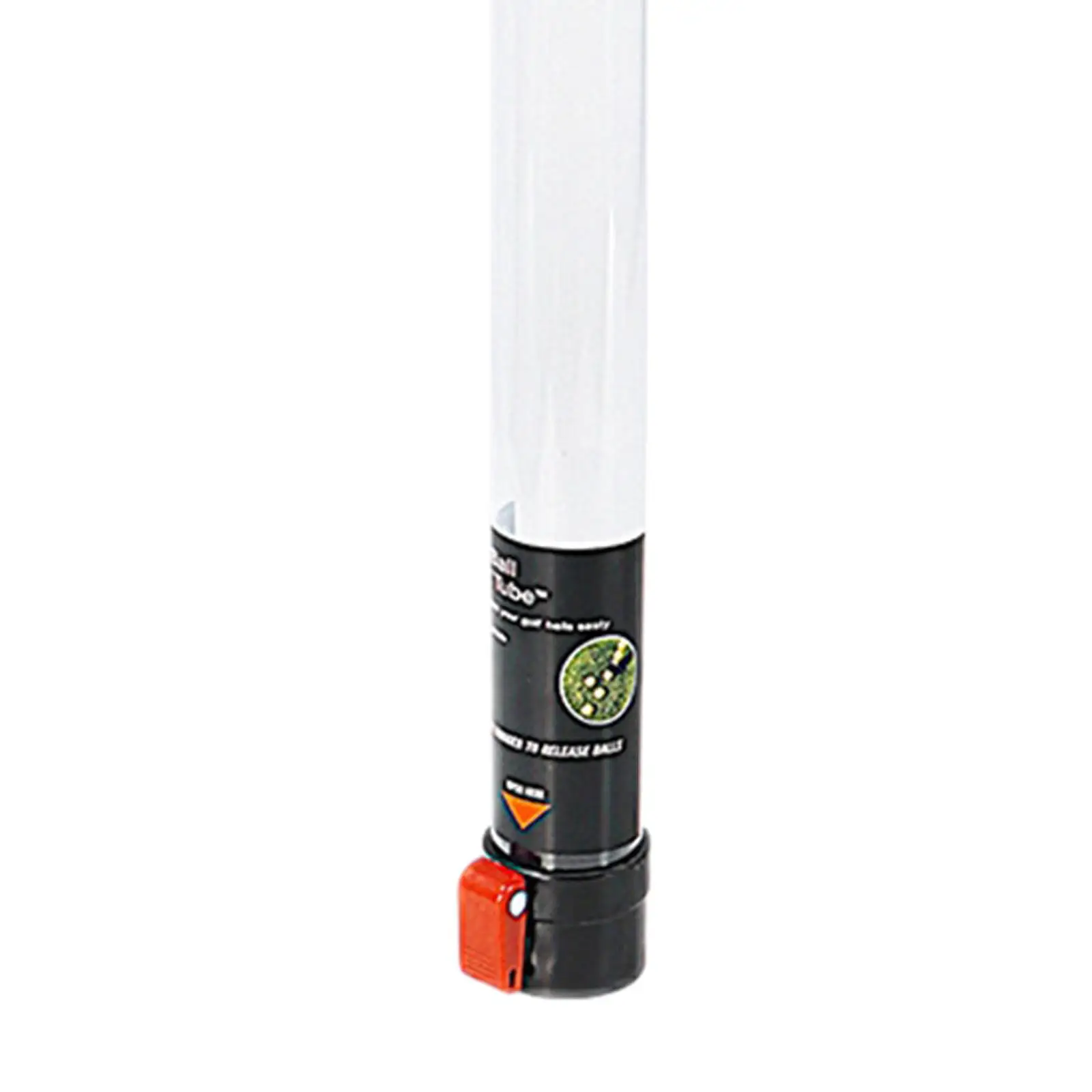 Golf Ball Collector Tube Plastic Shag Retriever Portable Training Aid Holds 21 Balls for Practice Range