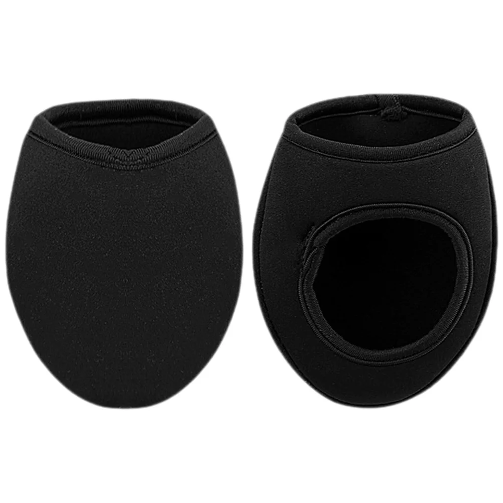 1 زوج يندبروف الحرارية الدراجات الجرموق نصف أغطية الحذاء لركوب الدراجات في الهواء الطلق تصاعد مقاوم للماء حماة دافئة دائم