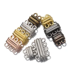 1pack Multi Strand 2 3 4 Row Magnetic Clasp bracelet Lock For Jewelry Making Findings Connectors Necklace Bracelet DIY Supplies