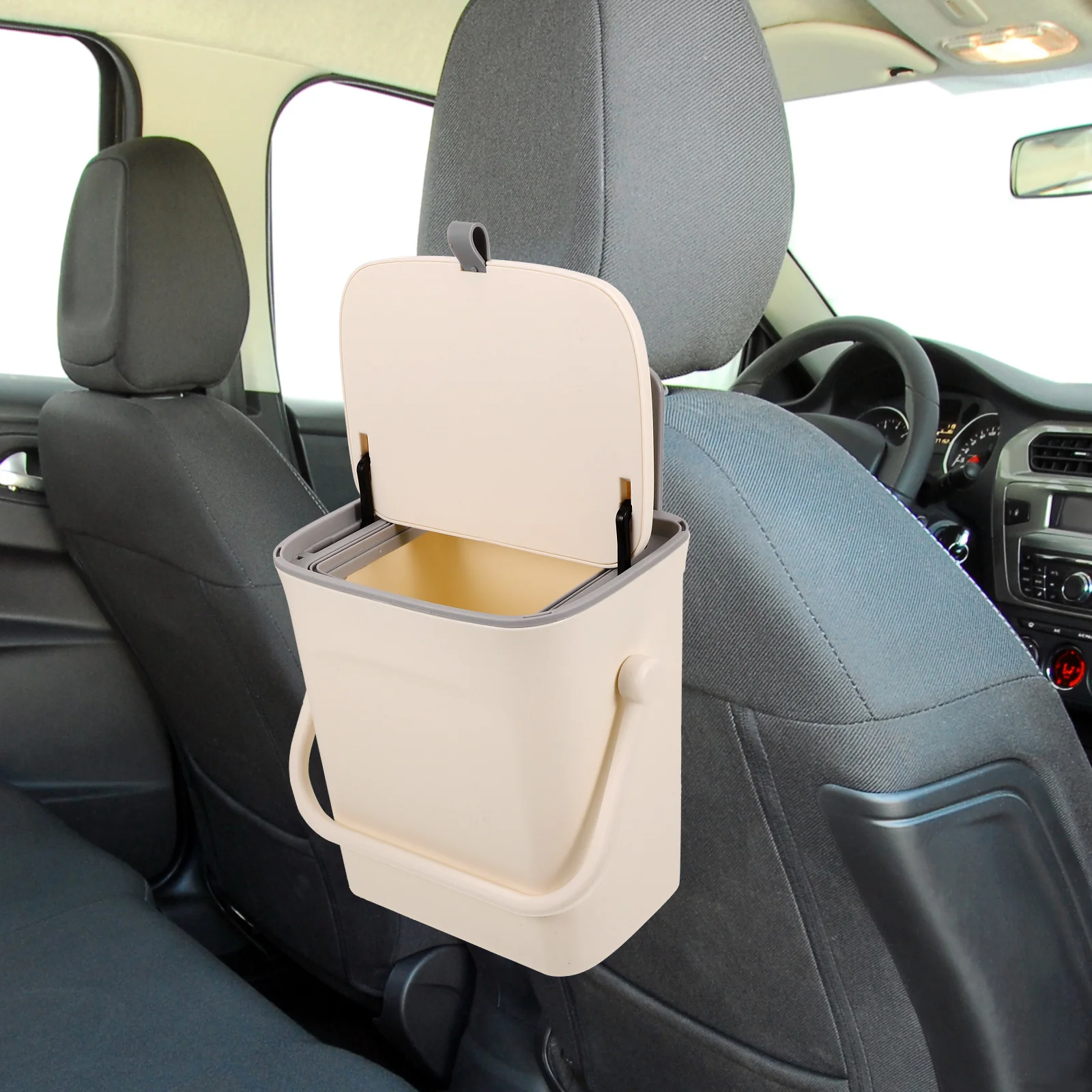 

Car Trash Hanging Design Portable Garbage Bin For Back Seat Front Suv Truck Van Accessories Vehicle Accessories Organizer