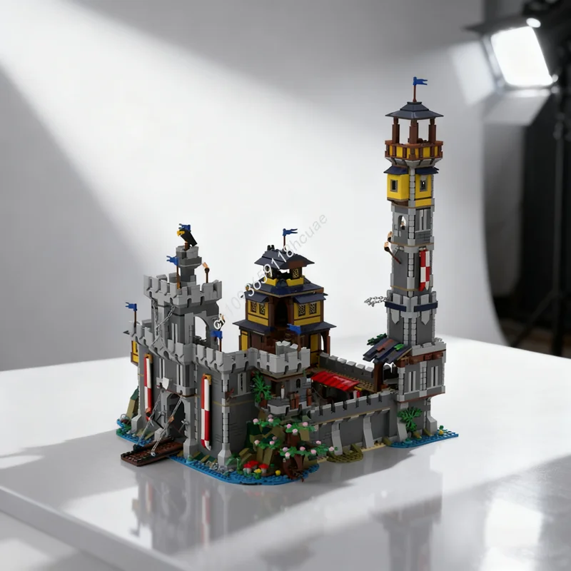 

3836pcs MOC High Tower Castle Creator 3 1ed Model Christmas Gift Building Blocks Architecture Creative Idea Brick Toys Kids