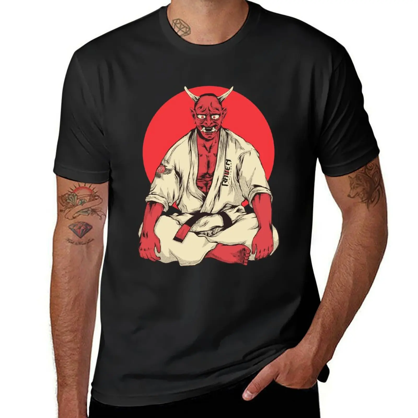 

The Oni T-Shirt topping T-shirts oversize anime shirt croswit shirt man workout shirts for men