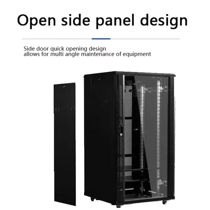 18U Rack Server Cabinet Outdoor Network Metal Data Cabinet with 19-Inch Standard 42U 22U 32U 36U Capacity Options