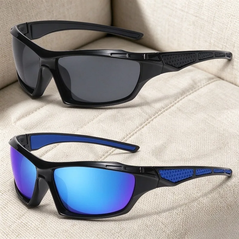 2pcs Unisex Trendy New Night Vision Sunglasses Hiking Mountain Sports Outdoor Cycling Glasses Fashion Accessories