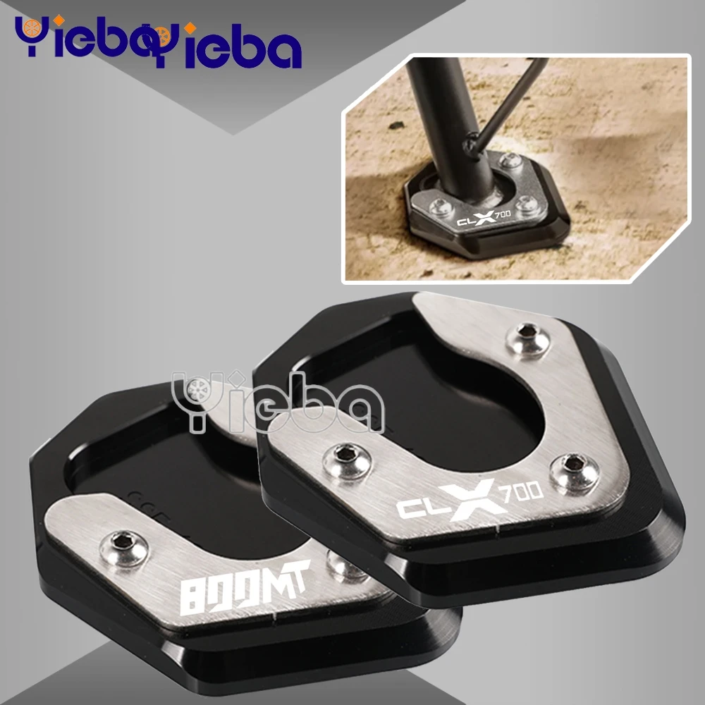 New 700MT 800MT N39°Side Stand Enlarge Extension Kickstand FOR CFMOTO CLX700 700CLX Sport 2021 2022 2023 2024 2025 CNC Aluminium