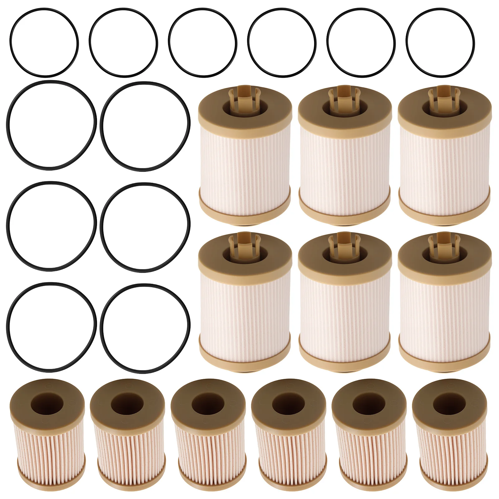 

6 топливных фильтров для Ford F-250 F-350 F-450 F-550 Super Duty 6.0L V8 Diesel 03-07 гг.