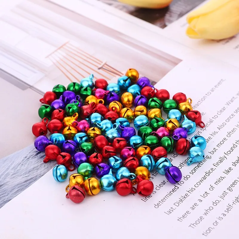 0.6/0.8/1cm Bell Mixed Color. Versatile in Size, Perfect for DIY Bracelets, Necklaces, Earrings and Other Accessories
